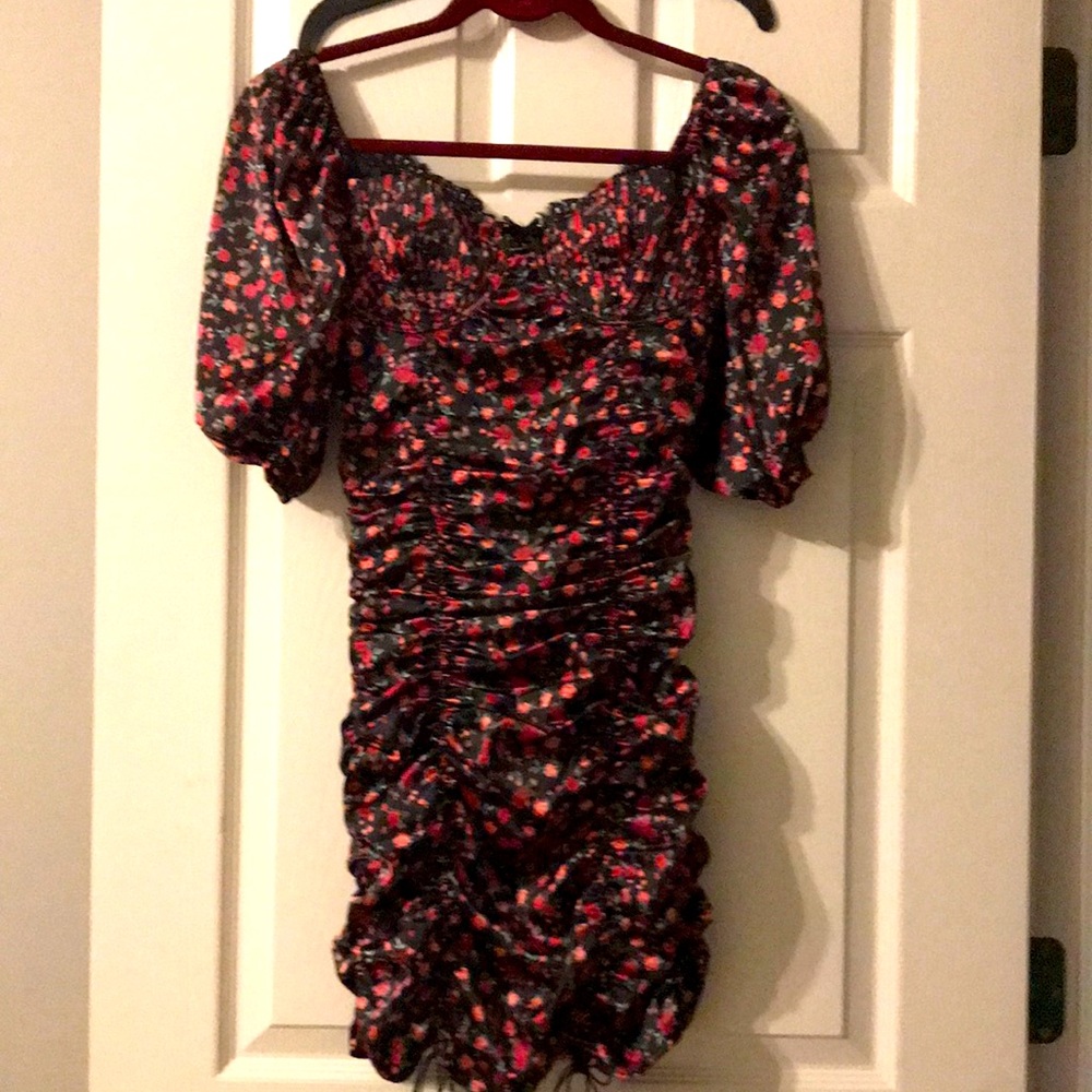 Sexy Floral Mini Dress